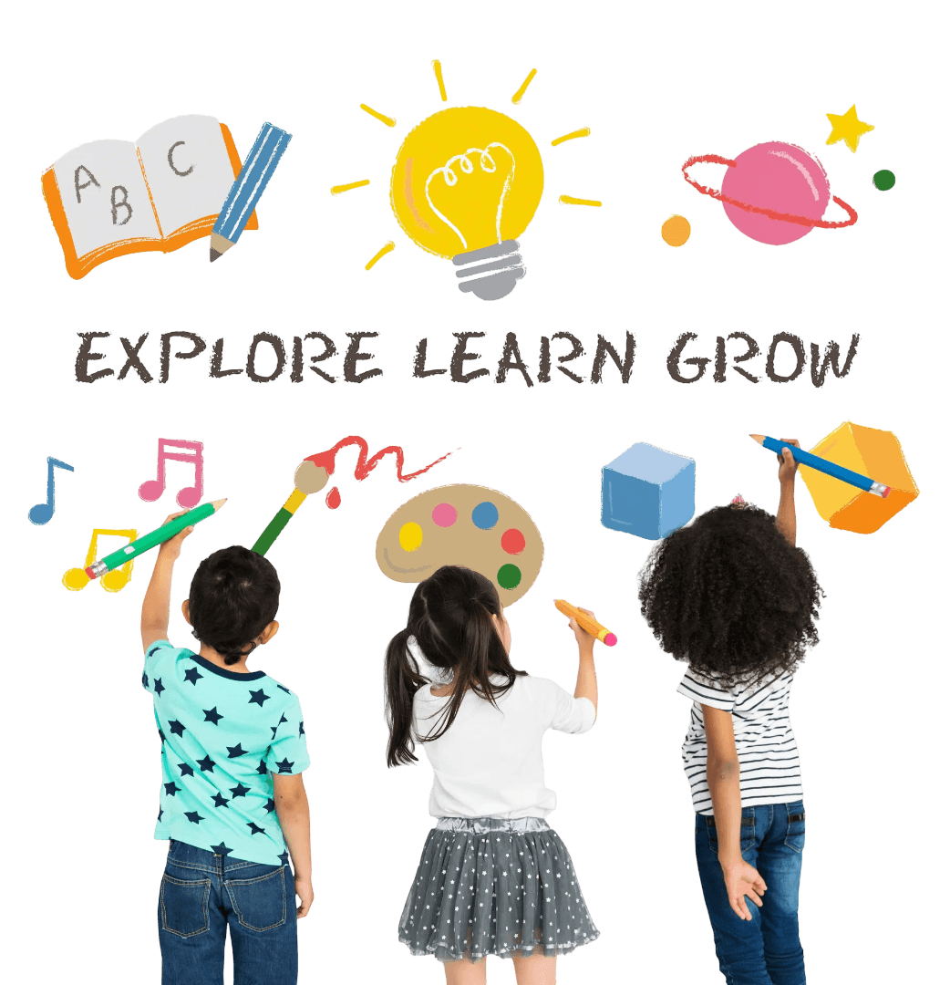 Children exploring, learning, and growing together